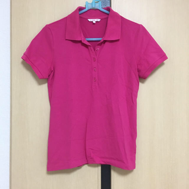 UNIQLO(ユニクロ)のユニクロ☆ピンク☆ポロシャツ☆ゴルフ☆Tシャツ レディースのトップス(ポロシャツ)の商品写真