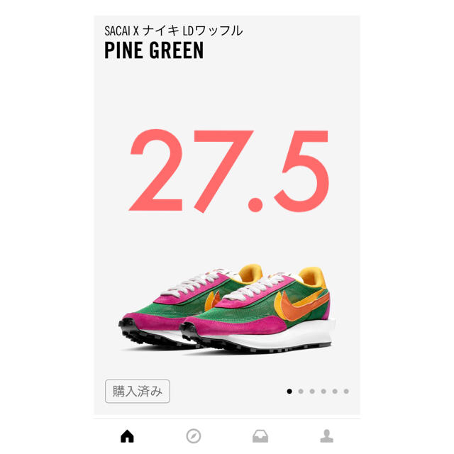 NIKE sacai LD ワッフル - スニーカー