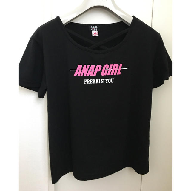 ANAP Kids(アナップキッズ)のアナップガール  Tシャツ M キッズ/ベビー/マタニティのキッズ服女の子用(90cm~)(Tシャツ/カットソー)の商品写真