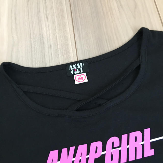 ANAP Kids(アナップキッズ)のアナップガール  Tシャツ M キッズ/ベビー/マタニティのキッズ服女の子用(90cm~)(Tシャツ/カットソー)の商品写真