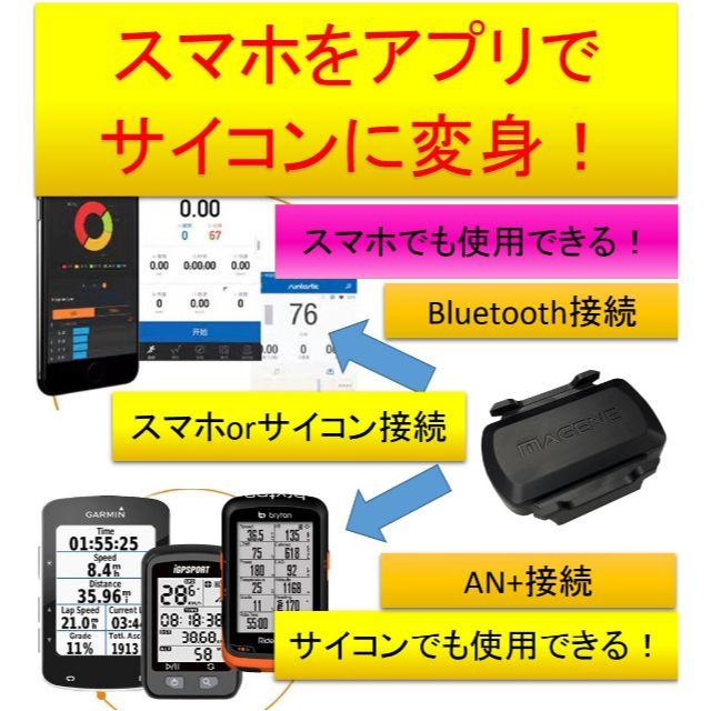 スマホをサイコンに変身！新品★速度orケイデンスセンサーGEMINI210