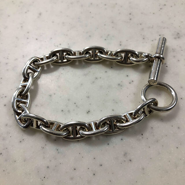 HERMES/エルメス◆シェーヌダンクル◆ブレスレット◆MM◆17コマ HERMES/エルメス◆シェーヌダンクル◆ブレスレット◆MM◆17コマ