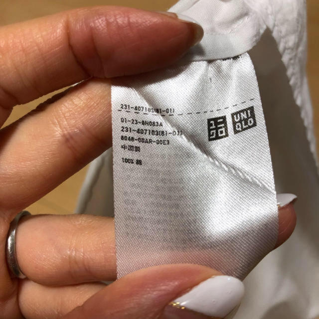 UNIQLO(ユニクロ)のソフトコットンレースTブラウス レディースのトップス(シャツ/ブラウス(長袖/七分))の商品写真