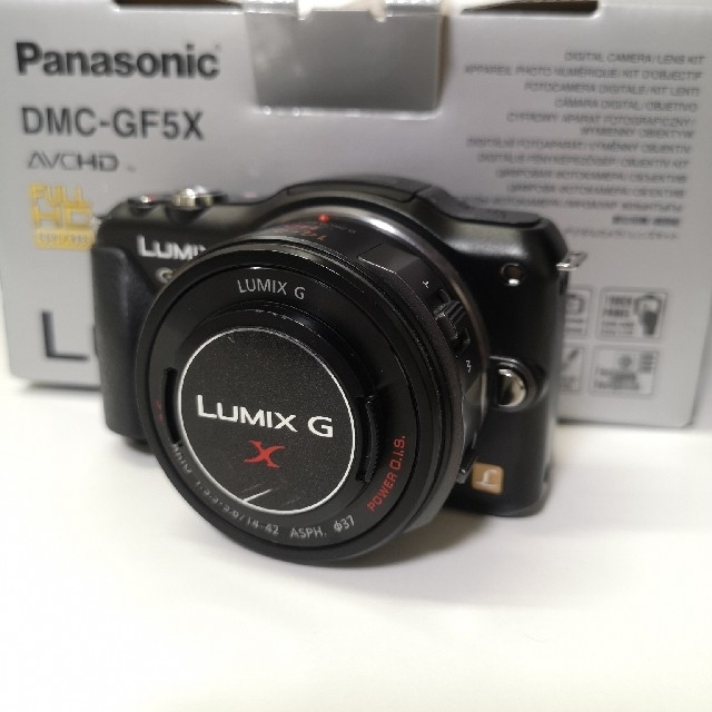 お買い得モデル - Panasonic Panasonic ブラック DMC-GF5X ミラーレス一眼