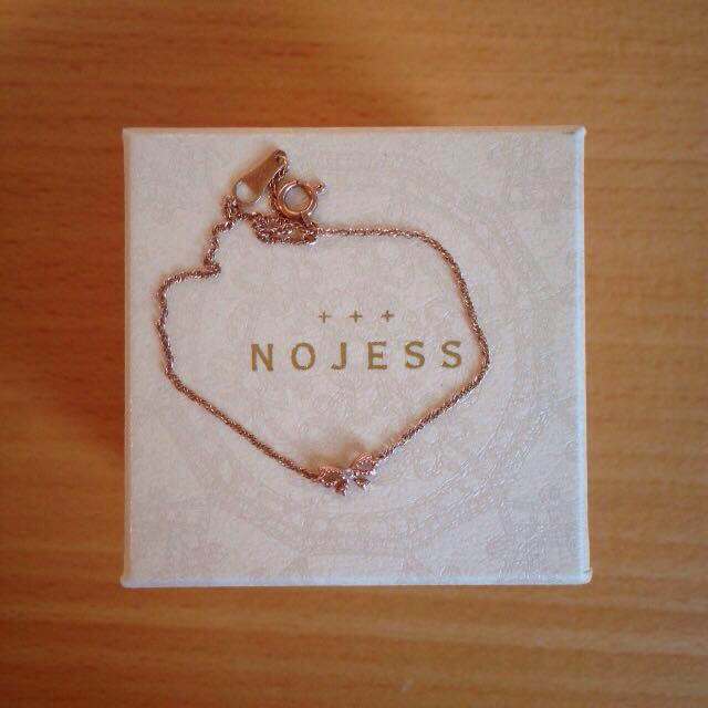 NOJESS(ノジェス)のNOJESSプチダイヤリボンブレスレット レディースのアクセサリー(ブレスレット/バングル)の商品写真