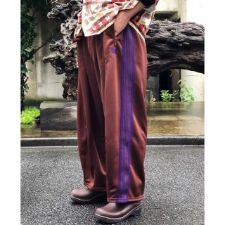 Needles - S needles 19aw ヒザデル トラックパンツ ブラウンの通販 by