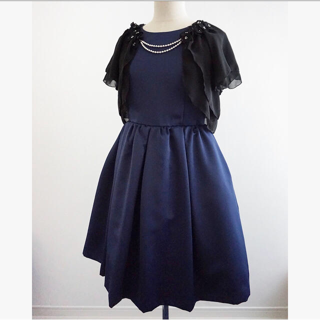 UNIVERSAL MUSE ドレス ネイビー Sサイズ | kingsvillelawyer.com