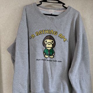 アベイシングエイプ(A BATHING APE)のエイプ　マイロ　トレーナー(スウェット)