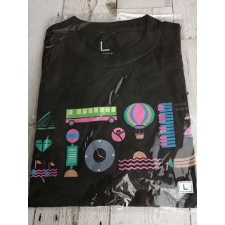 長濱ねる　思い出ロゴTシャツ　L チャコールグレー
(女性タレント)