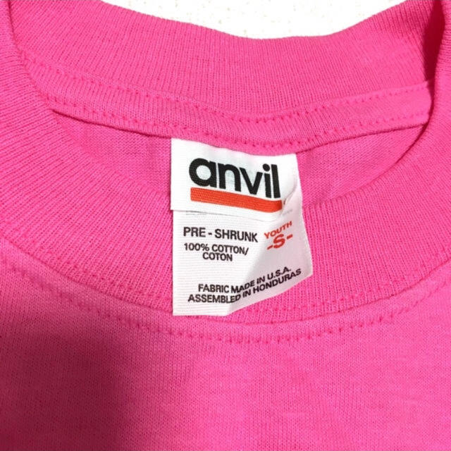 Anvil 送料込み Anvil 子ども 半袖 無地 Tシャツ ピンク 110cmの通販 By Hanamarry S Shop アンビルならラクマ