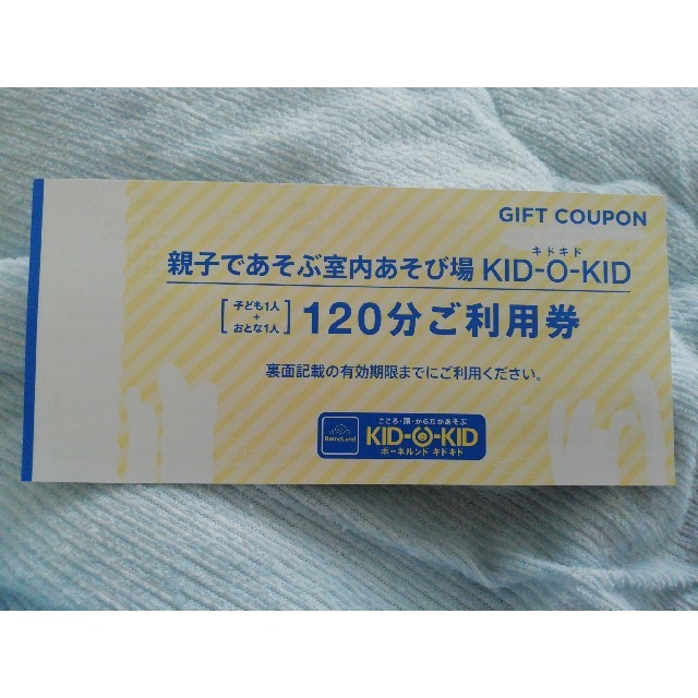 キドキド　KID-O-KID 　親子　120分利用券　親子であそぶ室内あそび場 チケットの施設利用券(その他)の商品写真