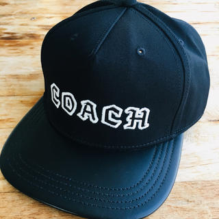 コーチ(COACH)の【新品未使用】コーチ メンズ ロゴ キャップ   ※コーチの紙袋付(キャップ)
