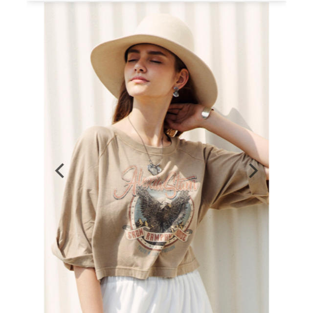 ALEXIA STAM(アリシアスタン)のアリシアスタン Tシャツ レディースのトップス(Tシャツ(半袖/袖なし))の商品写真