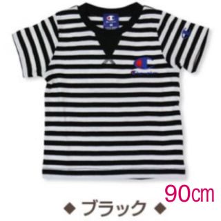 チャンピオン(Champion)の【新品未使用】Champion ボーダー 半袖Tシャツ 90(Tシャツ/カットソー)