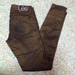 リー(Lee)のLee ゴールドラメスキニー(スキニーパンツ)