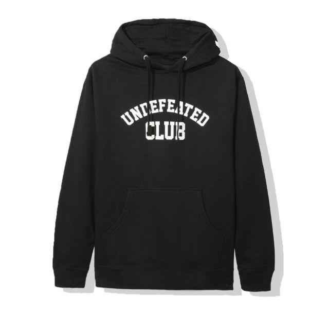 assc undefeated hoodie black Large