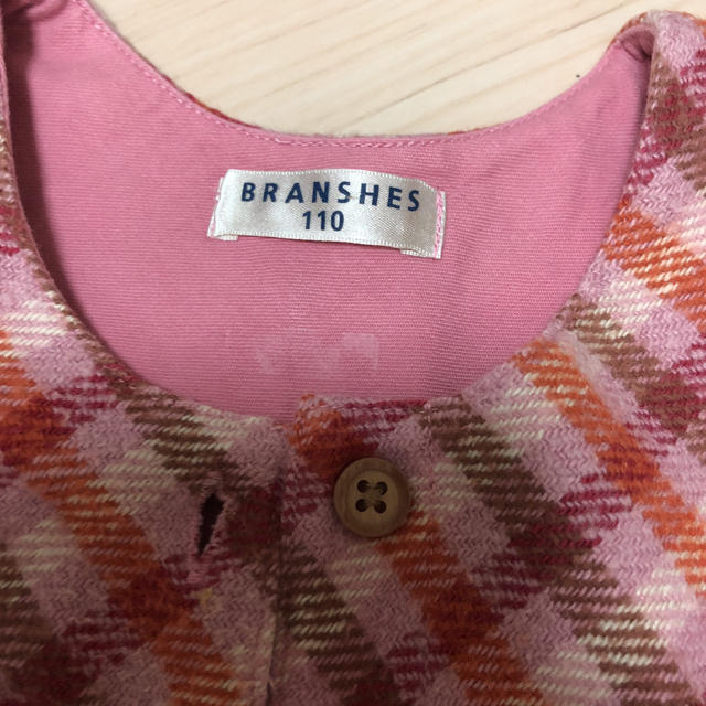 Branshes(ブランシェス)のブランシェス ワンピース 110cm キッズ/ベビー/マタニティのキッズ服女の子用(90cm~)(ワンピース)の商品写真