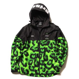 エフシーアールビー(F.C.R.B.)のFCRB PRACTICE JACKET GREEN LEOPARD(ナイロンジャケット)