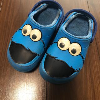 クロックス(crocs)のクロックス ボアサンダル ハロウィン クッキーモンスター 19〜20cm J1(サンダル)