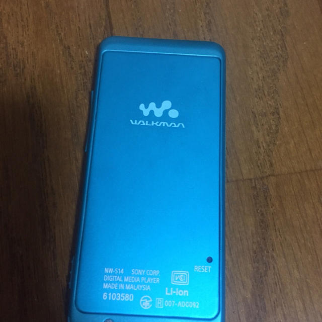 SONY 水色 WALKMAN NW-S14オーディオ機器