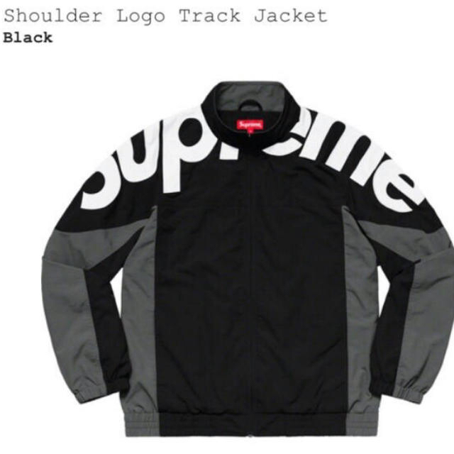 supreme ショルダーロゴ トラック ジャケット - ナイロンジャケット