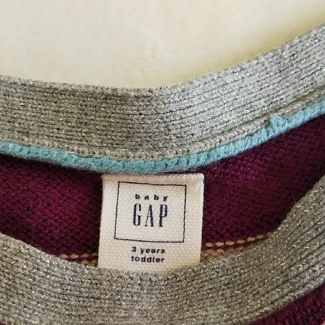 babyGAP(ベビーギャップ)のbabyGAP ニットチュニック サイズ100 キッズ/ベビー/マタニティのキッズ服女の子用(90cm~)(ニット)の商品写真