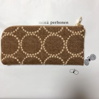 ミナペルホネン(mina perhonen)のミナペルホネン♡L字ファスナー長財布(財布)