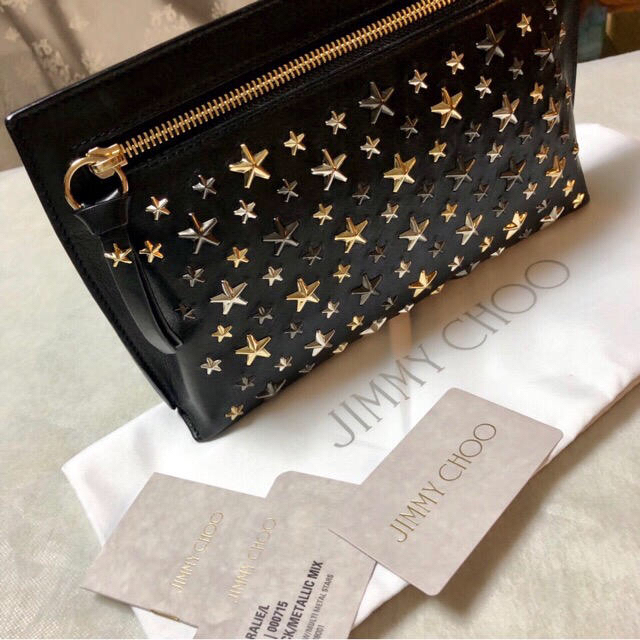 JIMMY CHOO(ジミーチュウ)のジミーチュウ ❤︎ コラリー/CORALIE ❤︎ クラッチ  ユニセックス レディースのバッグ(クラッチバッグ)の商品写真