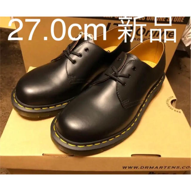 Dr.Martens(ドクターマーチン)の新品未使用 ドクターマーチン 3ホール 1461 dr.martens ブラック メンズの靴/シューズ(ブーツ)の商品写真