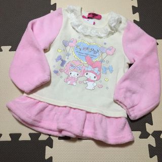 マイメロディ(マイメロディ)の新品！マイメロディ モコモコトレーナー♡100(Tシャツ/カットソー)