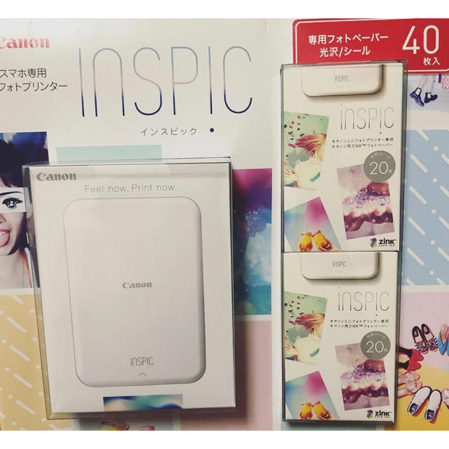 【新品】 Canon inspic インスピック フォトプリンター ブルー