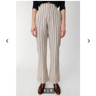 マウジー(moussy)のmoussy  STRIPE HIGH WAIST パンツ(カジュアルパンツ)