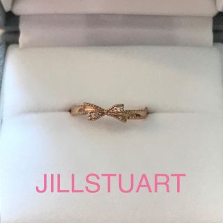 JILLSTUART k10 ダイヤモンド ハート ピンキー リング　1.5号