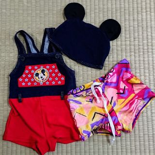 ディズニー(Disney)のbaby水着 ミッキー、スイムパンツ(水着)