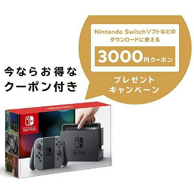 お試し価格 新品未開封 Nintendo グレー switch 超激得SALE