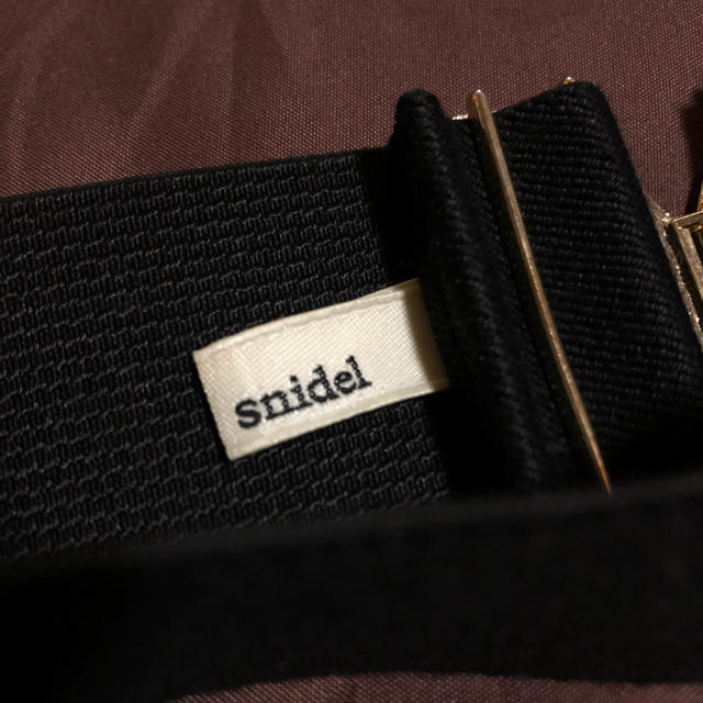 SNIDEL(スナイデル)のsnide ゴムベルト レディースのファッション小物(ベルト)の商品写真