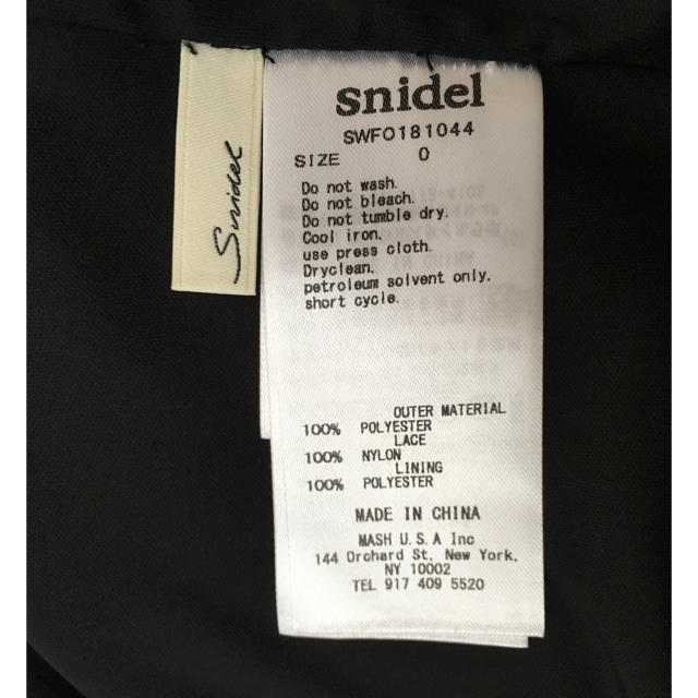 SNIDEL(スナイデル)のsnidel ♥ スナイデル タイト 袖あり ワンピース レディースのワンピース(ひざ丈ワンピース)の商品写真