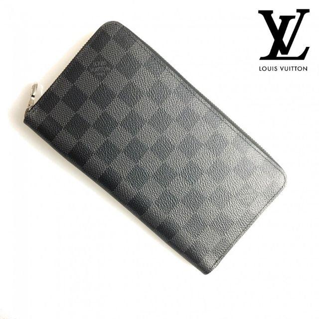 お取り寄せ】 LOUIS VUITTON ファスナー ダミエグラフィット 長財布