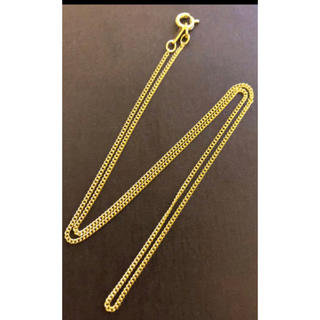 新品未使用  高品質 ネックレスチェーン 日本製  42cm  ゴールド  (ネックレス)