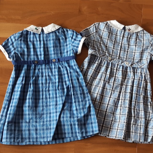 familiar(ファミリア)のファミリア　100cmワンピース　2枚 キッズ/ベビー/マタニティのキッズ服女の子用(90cm~)(ワンピース)の商品写真