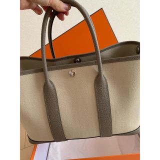 エルメス(HERMES)のエルメス ガーデンパーティーtpm グリアスファルト 美品(トートバッグ)