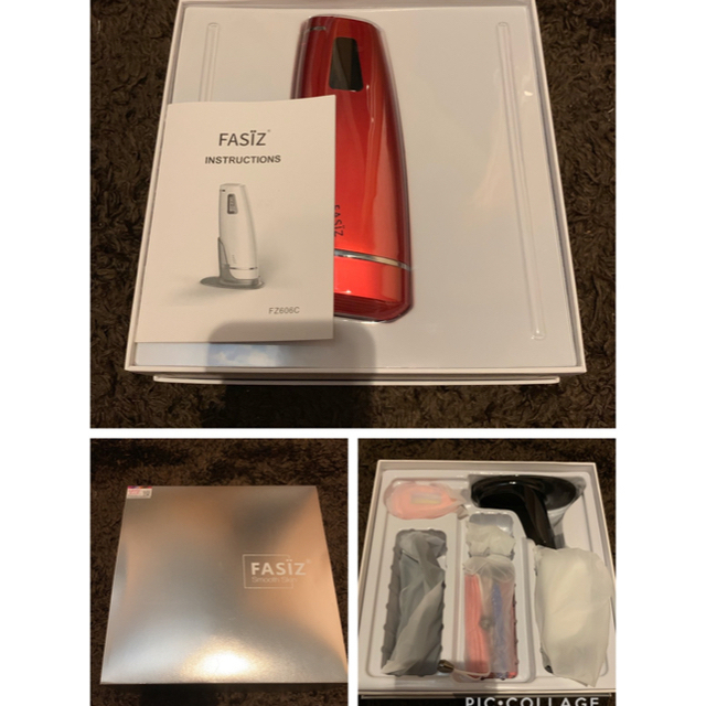 ☆新品未使用☆ FASIZ レーザー 永久脱毛 脱毛器 45万回照射 レッド ☆新品未使用☆ FASIZ レーザー 永久脱毛 脱毛器 45万回照射 レッド