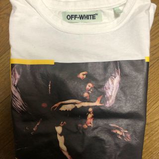 オフホワイト(OFF-WHITE)のoff white カラヴァッジォTシャツ サイズM(Tシャツ/カットソー(半袖/袖なし))