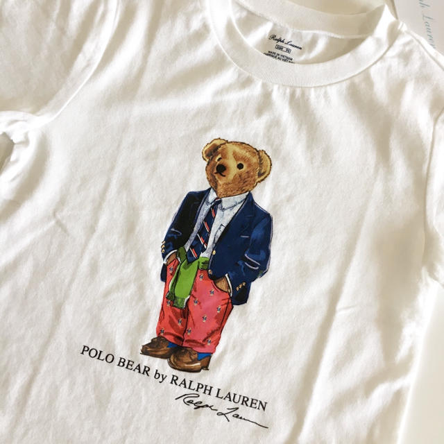 Ralph Lauren(ラルフローレン)の新品♡ラルフローレン♡ポロベア tシャツ 24M 90 完売品 くま ベア キッズ/ベビー/マタニティのキッズ服男の子用(90cm~)(Tシャツ/カットソー)の商品写真