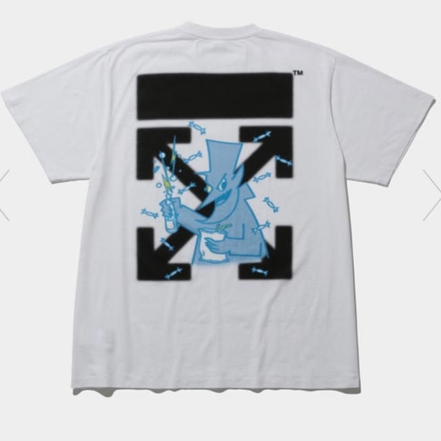 限定 off black off-white fragment コラボ Tシャツ