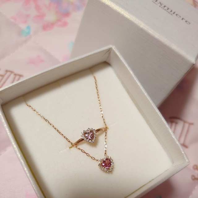ピンクトルマリンダイヤモンドネックレス❤️✨ 【全商品オープニング
