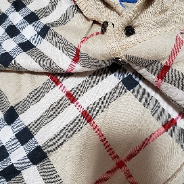 BURBERRY(バーバリー)のBURBERRYポンチョ キッズ/ベビー/マタニティのベビー服(~85cm)(ニット/セーター)の商品写真