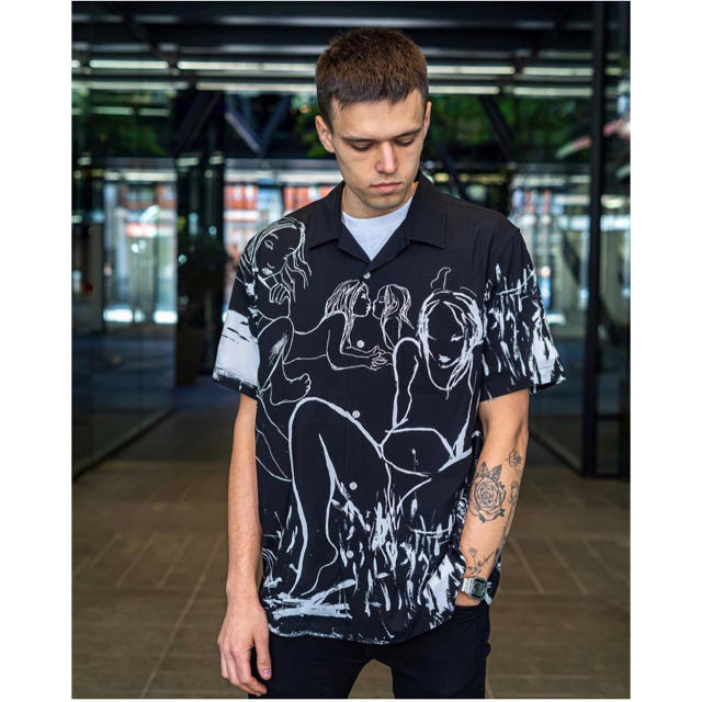 SUPREME 19AW Rita Ackermann Rayon Shirt | gulatilaw.com