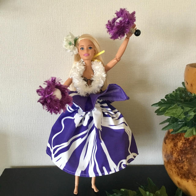 【数量は多】 - Barbie バービー人形 ウリウリ【No.182】 フラダンス衣装 人形