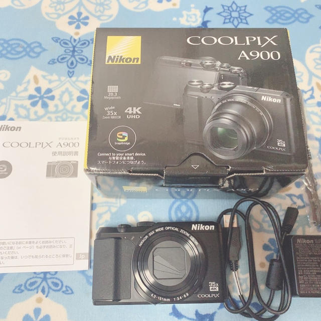 カメラNikon  COOLPIX A900BK 光学35倍ズーム 2029万画素